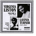 Virginia Liston/Lavinia Turner - Complete Recorded Works In Chronological ...