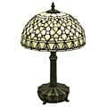 Tiffany-style White Jewel Lamp
