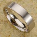 Titanium Men's 7 mm Brushed Finish Band