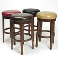 Barcelona Bi-cast Leather Barstools (Set of 2)