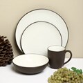 Noritake Colorwave 16-piece Chocolate Dinnerware Set