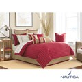 Nautica Brayton Point Red Twin-size 6-piece Bed in a Bag with Sheet Set