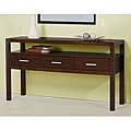 Creighton Walnut Cherry 3-drawer Console Table
