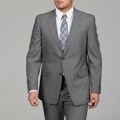 Tommy Hilfiger Men's Grey Two-button Wool Suit