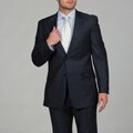 Tommy Hilfiger Men's Blue Pinstripe Wool Suit
