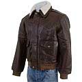 Taka Authentic eyeglass Frames Free useful info Amerileather Men's Distressed Brown Leather Bomber Jacket