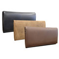 Amerileather Nubuck Checkbook Wallet