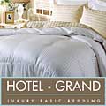Hotel Grand Silk 400 Thread Count Premium White Goose Down Comforter