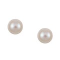 DaVonna 14k Gold Akoya Cultured Pearl Earrings (8-8.5 mm)