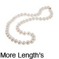 DaVonna White Freshwater Pearl 18-inch Necklace (7.5-8 mm)