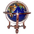 Lapis Lazuli Ocean 13-inch Gemstone Globe