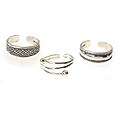 Sterling Silver Celtic Highlights Toe Ring Set