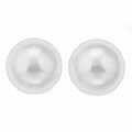 DaVonna 14k Gold South Sea Cultured Pearl Earrings (11-12 mm)