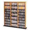 Triple-width Oak Media Tower