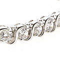 Sterling Essentials Sterling Silver 7-inch Cubic Zirconia Tennis Bracelet
