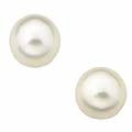 14k Gold Akoya Pearl Stud Earrings (4 mm )