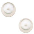 DaVonna 14k Gold Children's Akoya Pearl Stud Earrings (5 mm)