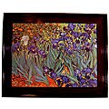 Van Gogh - Iris Garden Framed Canvas