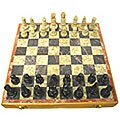 Case of 2 Soapstone Chess Sets (India)
