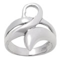 Sterling Silver Ribbon Ring