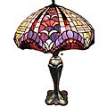 Tiffany-style Gothique Manor Lamp