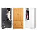 Juvenile Wardrobe with Three Drawers (3 Finishes)