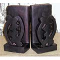 Amazing pamphlets on Ledger desk Gye Nyame Bookends (Ghana)