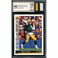 Brett Favre Game Used Jersey Mint 10 GGUM Card