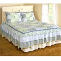 Country Blues Luxury Oversized Bedspread Set