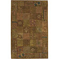 Hand-tufted Contemporary Squares Wool Rug (9' x 13)