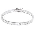 Sterling Silver Greek Key Link Bracelet