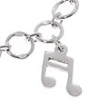 Sterling Silver Music Notes Bracelet