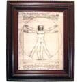 Da Vinci - Vitruvian Man Framed Canvas