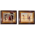 Vettriano - Beaches Framed Canvas Art Collection