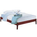 Simple Full-size Cordovan Platform Bed