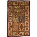 Handmade Classic Bakhtieri Multicolored Wool Rug (4' x 6')
