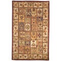 Handmade Classic Bakhtieri Multicolored Wool Rug (6' x 9')