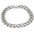 Stainless Steel 11 mm Curb Chain Bracelet