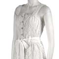 To The Max Button-front Lace Dress