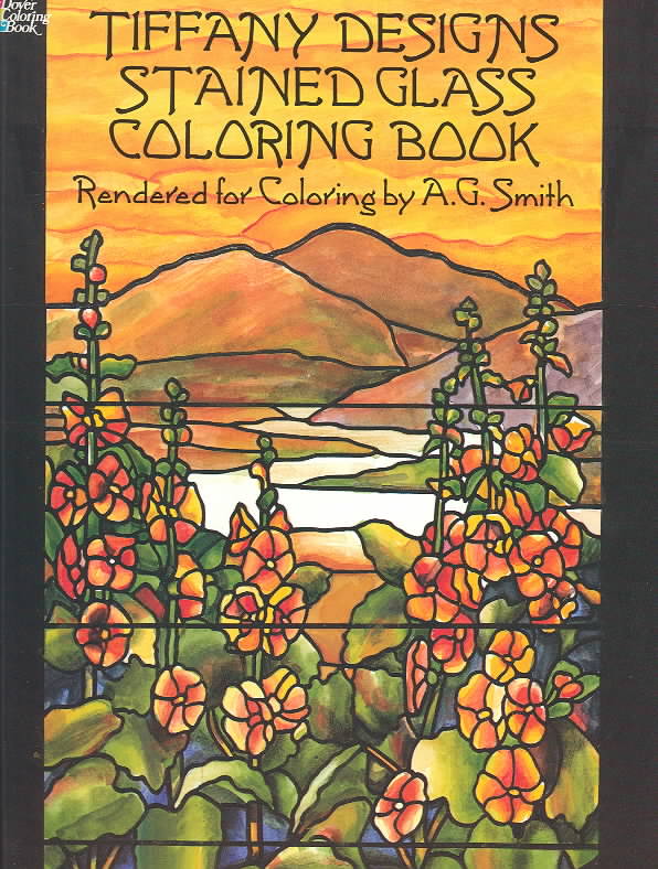 Tiffany Designs Stained Glass Coloring Book