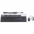 HP RC465AA#ABA Black USB Keyboard and Mouse Bundle