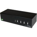 StarTech.com 4-Port Dual DVI USB KVM Switch with Audio