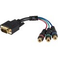 HD15 to Component RCA Breakout Cable Adapter - M/F