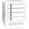 Icy Dock MB561US-4S Storage Enclosure - External - Pearl White