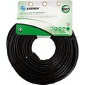 Steren BL-215-400BK Coaxial Network Cable - 100 ft - Patch Cable - Bl