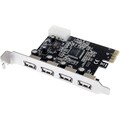 4 Independent Port PCIe USB 2.0 Adapter Card