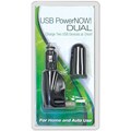PowerLine 07379 Dual-USB Auto/AC Adapter