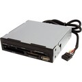 3.5in Front Bay 22-in-1 USB 2.0 Multi Media Memory Card Reader - Black