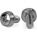 StarTech.com M6 Mounting Screws for Server Rack Cabinet (Pack of 50)