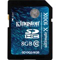 Kingston Ultimate X SD10G2/8GB 8 GB Secure Digital High Capacity (SDH